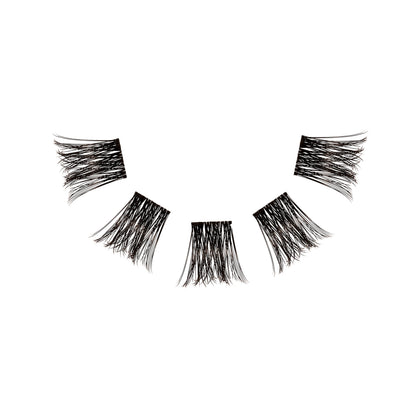 Floating set of Seamless Underlash Fauxmink D Curl with Invisiband