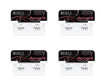 Four packages of Ardell Accent false eyelashes on a white background