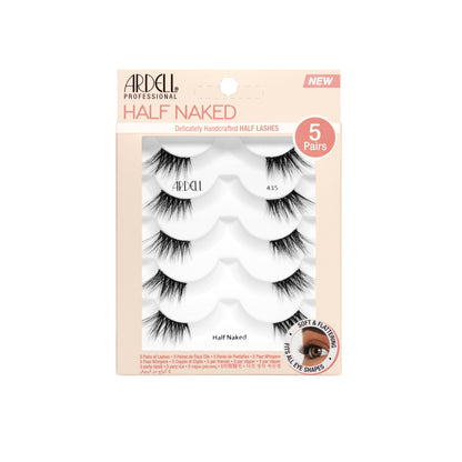 Ardell Half Naked 435, 5 pack lashes in packaging box