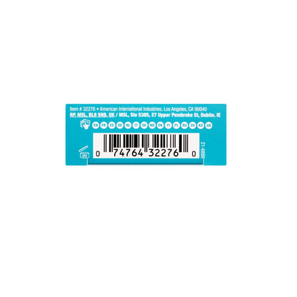 Bottom of Seamless Underlash 1 Day Clear Glue & Seal retail packaging showing barcode and other product information