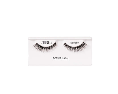 Ardell Active Lash Speedy lashes are lightweight, sporty lashes designed to stay put through active days.
